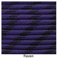 E. L. Wood Braiding Raven Paracord