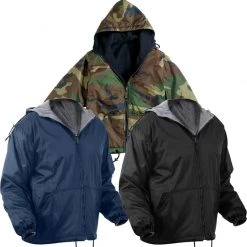 Jackets Rothco Reversible Lined Jacket With Hood