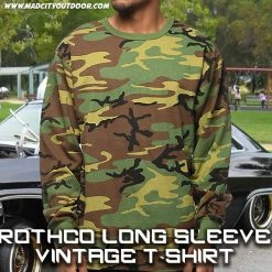 Rothco Long Sleeve Vintage T-Shirt Camo T-Shirts