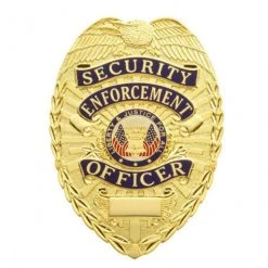 Smith And Warren Smith & Warren Security Enforcement Officer Tear Drop Badge, 2-3/16" X 3-1/8"