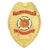 Smith And Warren Smith & Warren Volunteer Firefighter Tear Drop Badge, 2-1/4" X 3-1/8" Badges