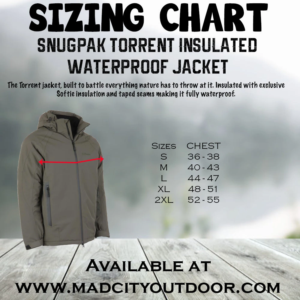 Snugpak Torrent Insulated Waterproof Jacket Jackets