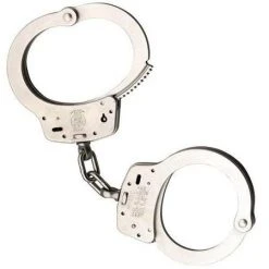 Chain Handcuffs Smith And Wesson Model 100 Chain-Linked Handcuffs - Nickel
