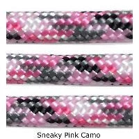 E. L. Wood Braiding Sneak Pink Camo Paracord 550 Survival Cord