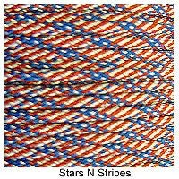 E. L. Wood Braiding Stars N Stripes Paracord 550 Survival Cord