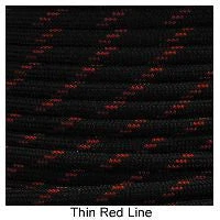 E. L. Wood Braiding 550 Survival Cord Thin Red Line Paracord