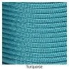 E. L. Wood Braiding 550 Survival Cord Turquoise Paracord
