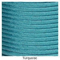 E. L. Wood Braiding 550 Survival Cord Turquoise Paracord