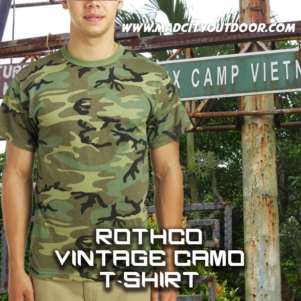 Rothco Vintage Camouflage T-Shirt Camo T-Shirts